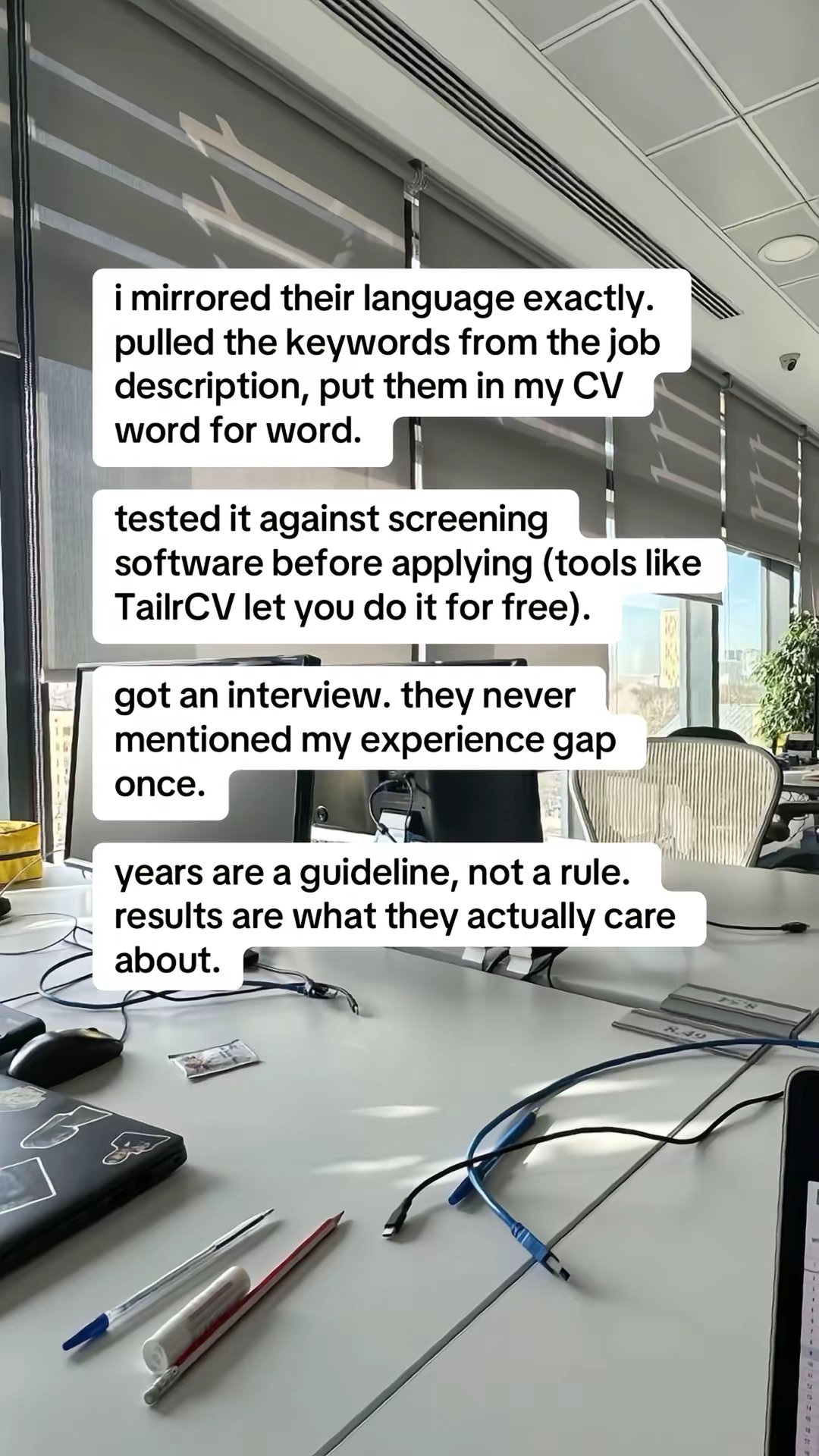 Cv Optimization Software (tailrcv) by @tailr.cv slide 4