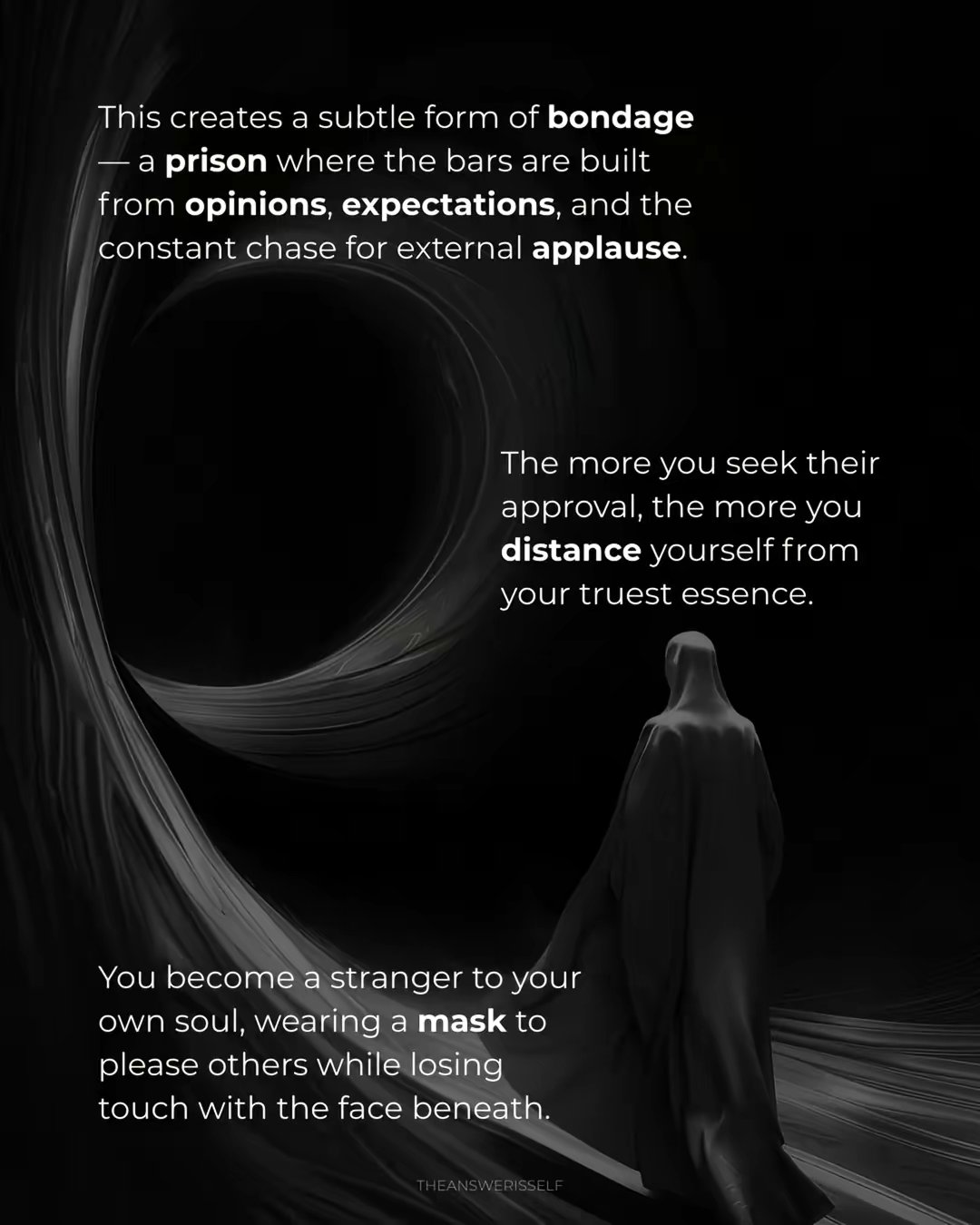 Spiritual Self Improvement Content by @theanswerisself slide 5
