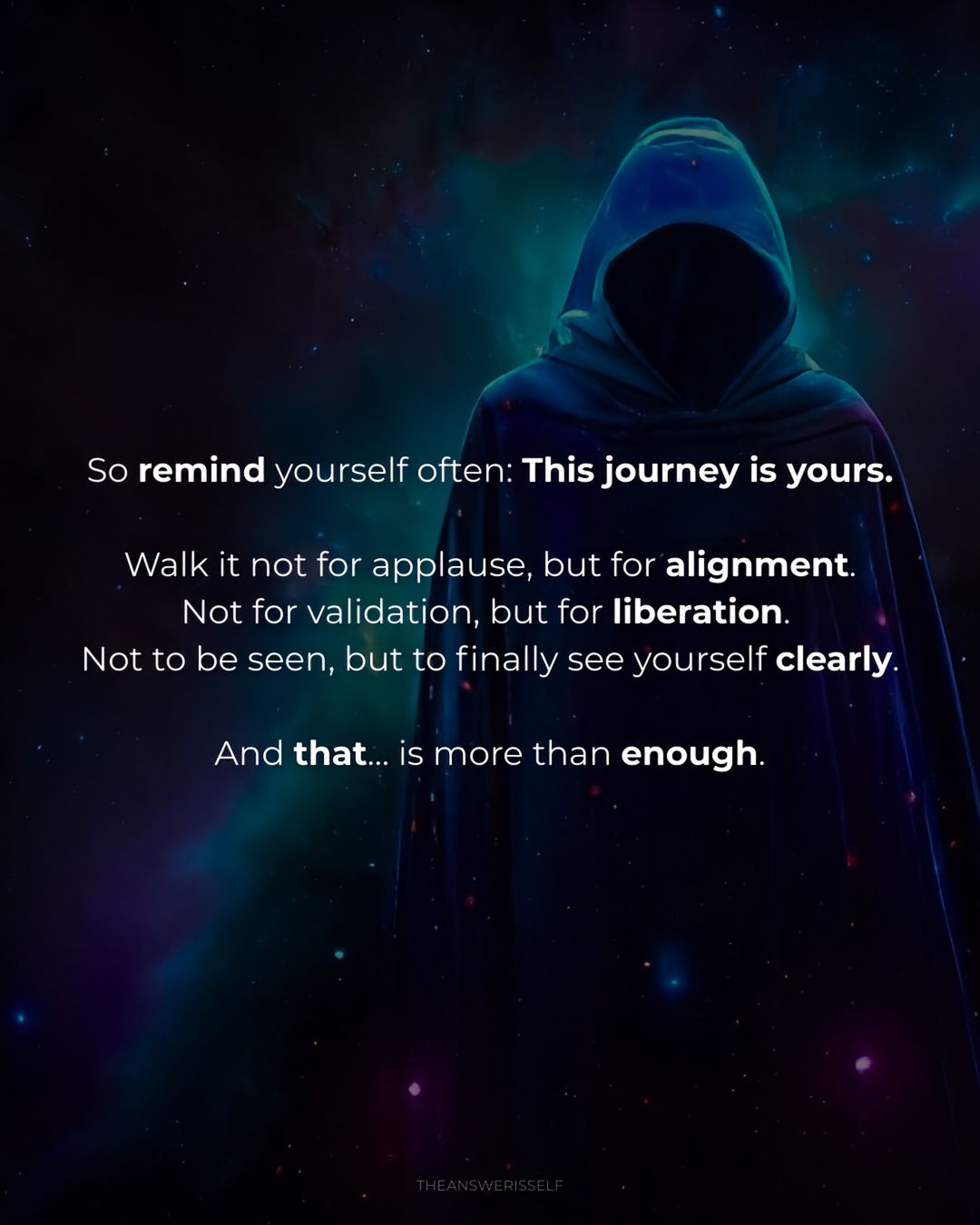 Spiritual Self Improvement Content by @theanswerisself slide 10