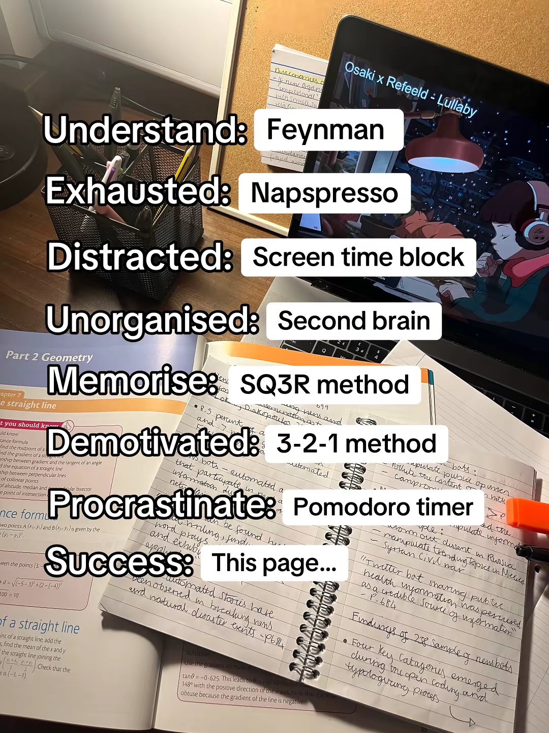 Study Methods Notion Template by @theexamplanner slide 2