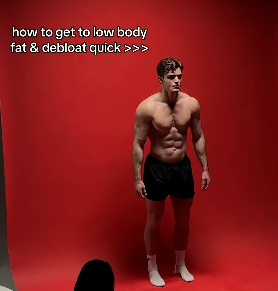 how to get to low body fat & debloat quick >>>