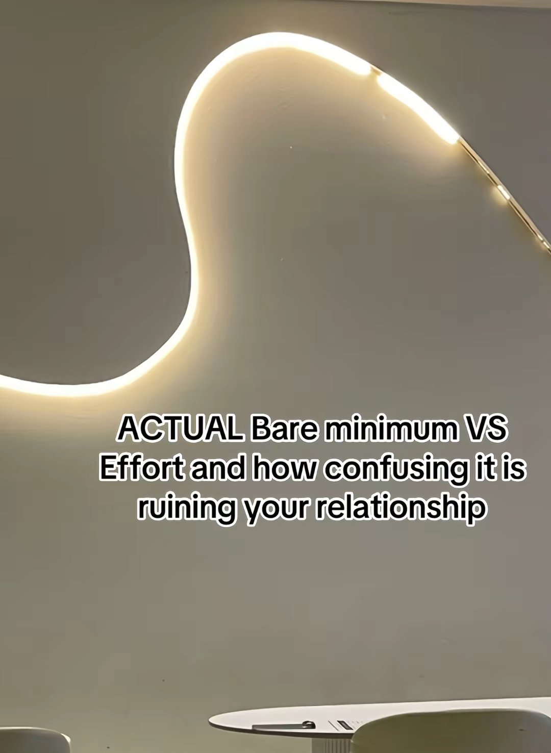 ACTUAL Bare minimum VS Effort and how confusing it is ruining your relationship