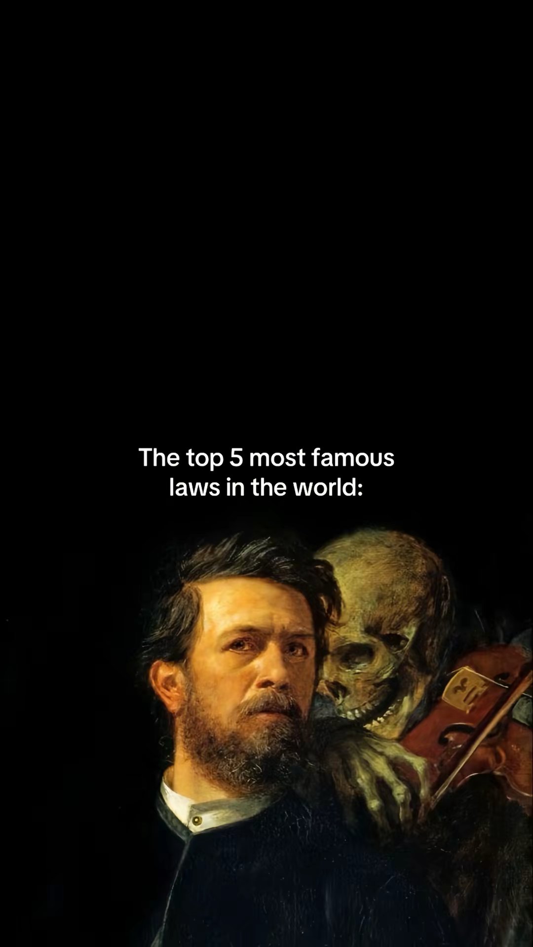 The top 5 most famous laws in the world: