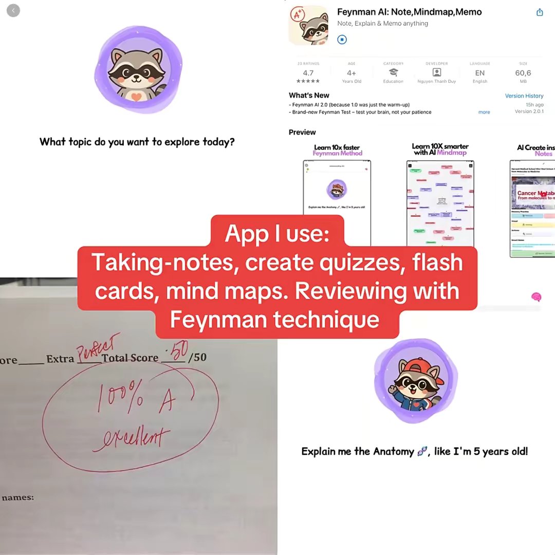 Feynman AI Education App by @vera.medical.stud slide 3